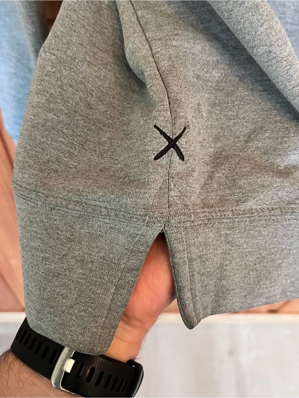 Cuts Clothing Gray Hyperloop Pullover Split-Hem - Picture 4 of 7